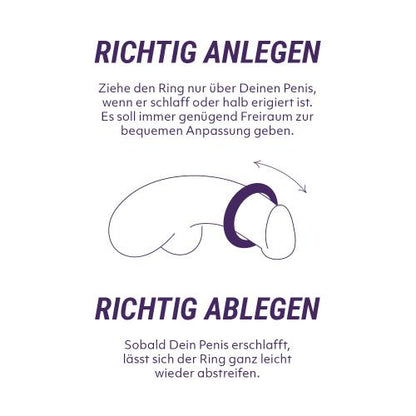 Boners Hexagon Cockring Met Stalen Kogels - 4