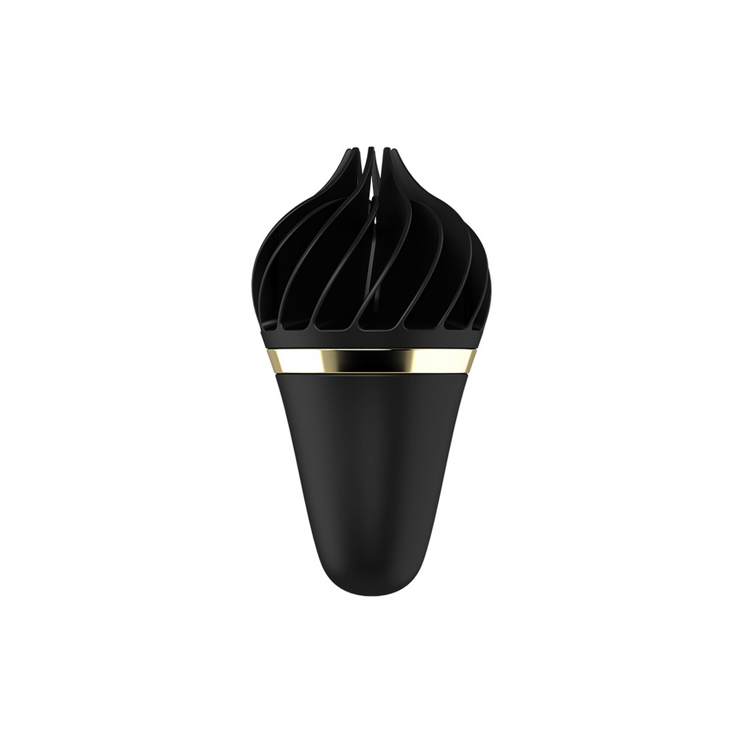 Sweet Treat - Stimulerende Tongue Spinnator - Zwart/Goud Schwarz - 0