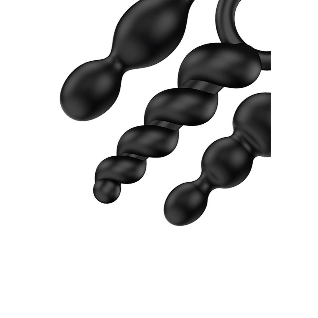Booty Call - Butt Plug Set 3 Stuks - Zwart Schwarz - 1