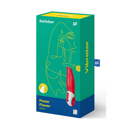 Power Flower - Classic Vibrator - Rood Rot - 4