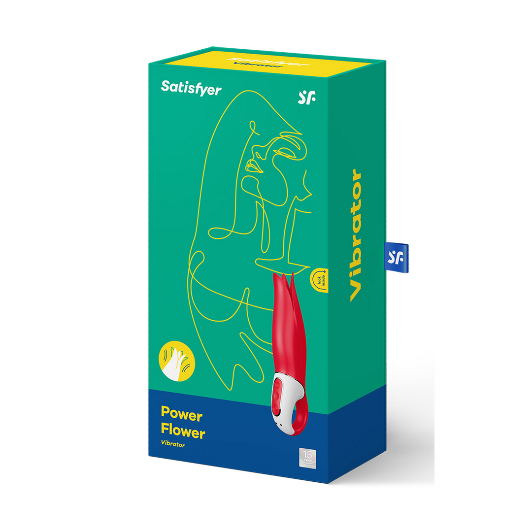 Power Flower - Classic Vibrator - Rood Rot - 1