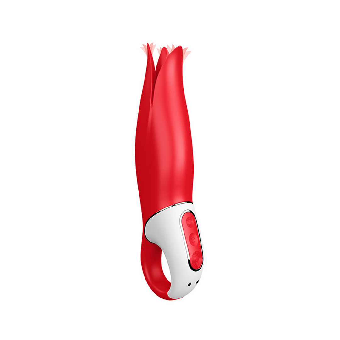 Power Flower - Classic Vibrator - Rood Rot - 5
