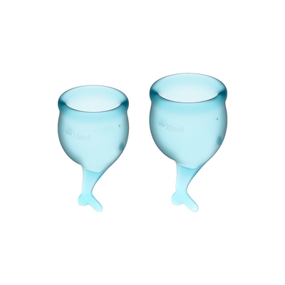 Feel Secure - Menstrual Cup - Light Blue Blau - 0