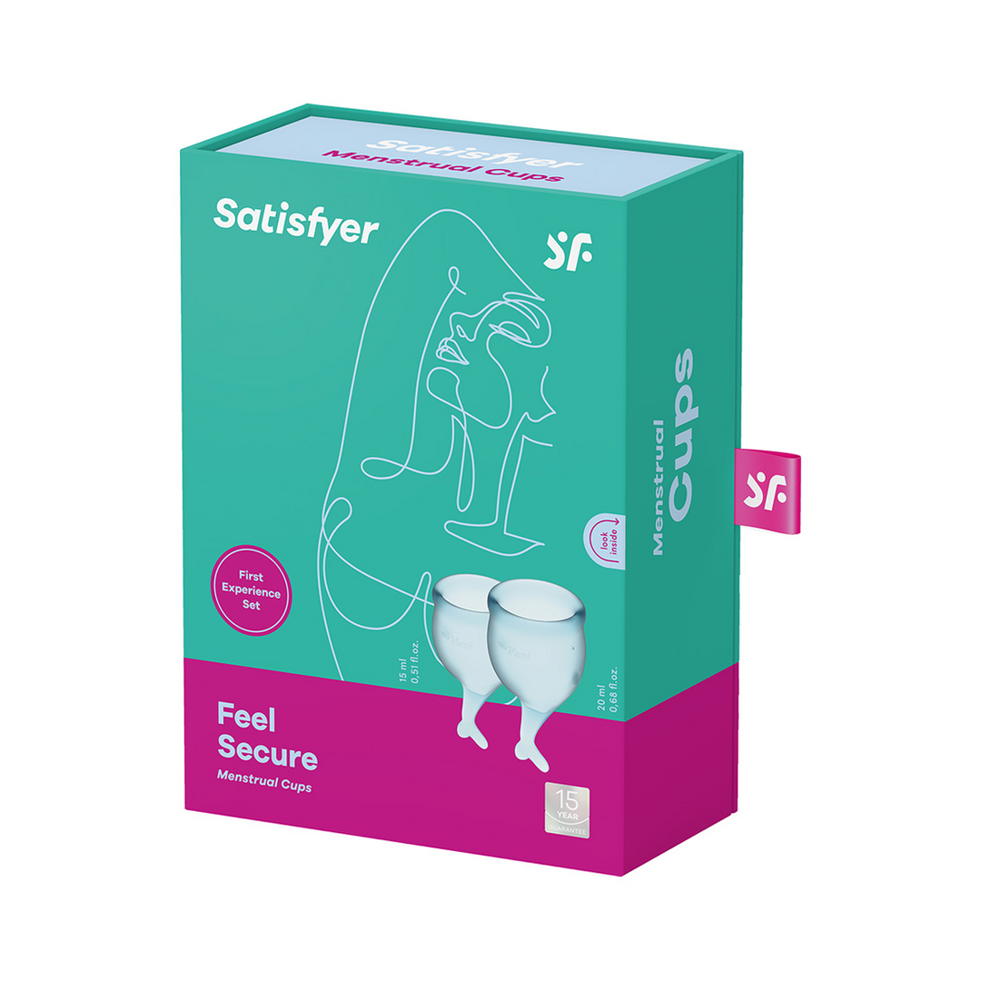 Feel Secure - Menstrual Cup - Light Blue Blau - 1
