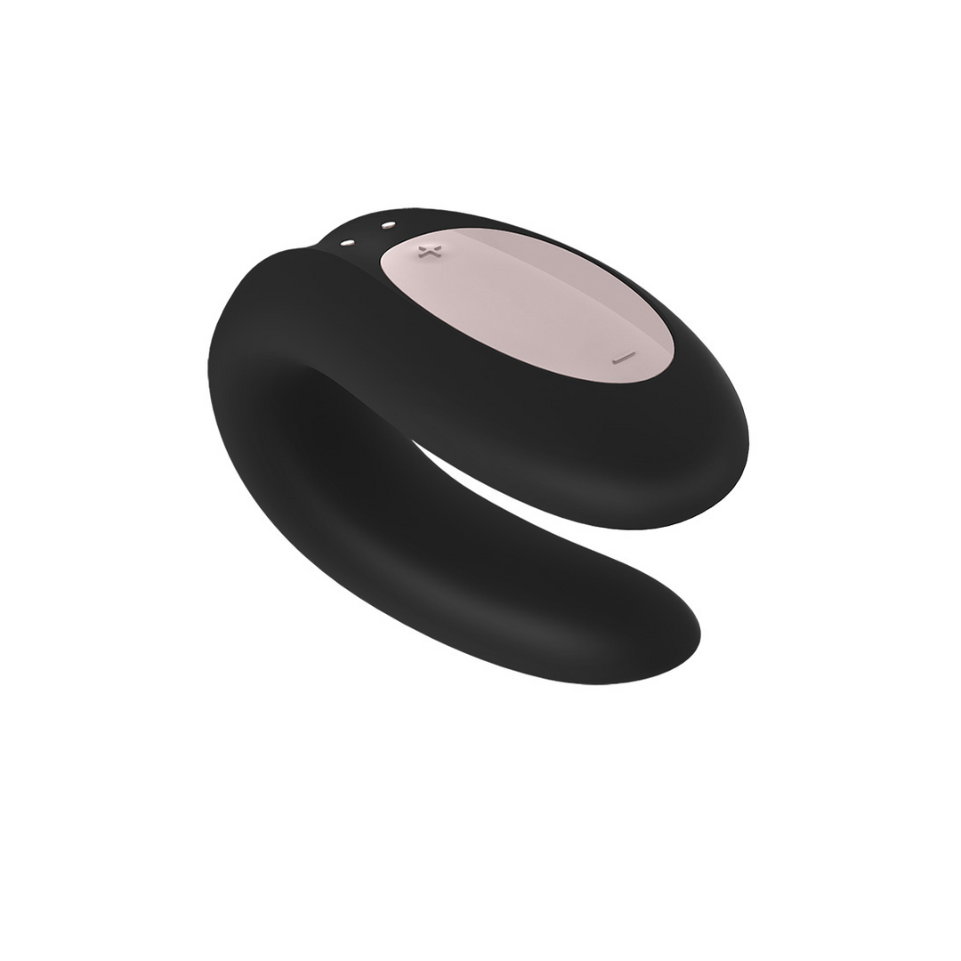 Double Joy - Partner Vibrator - Zwart Schwarz - 4