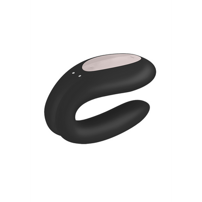 Double Joy - Partner Vibrator - Zwart Schwarz - 0