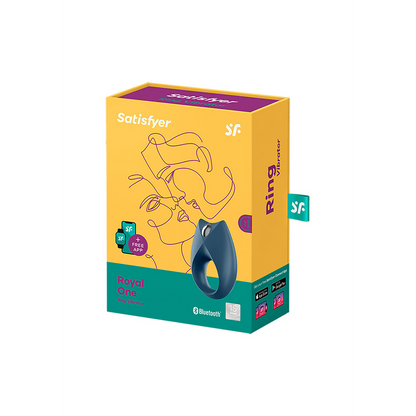 Royal One - Vibrerende Cockring - Blauw Blau - 4