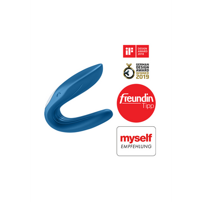 Double Wand-er Wand - Massage Wand en Vibrator - Blauw Blau - 3