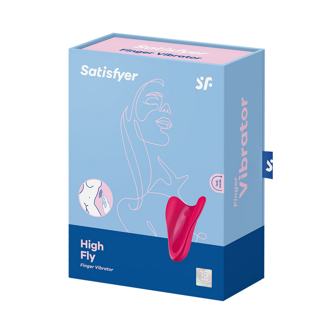 High Fly - Vinger Vibrator - Rood Rot - 5