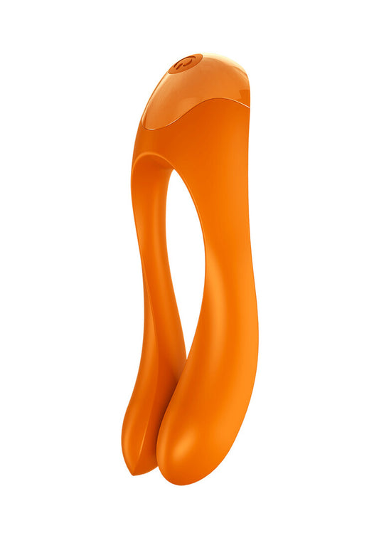 Candy Cane - Finger Vibrator for Intimate Zones - Orange