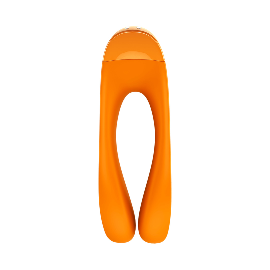 Candy Cane - Vinger Vibrator voor Intieme Zones - Oranje Orange - 3