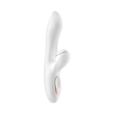 Pro Plus - G-Spot Air Pulse Stimulator en Vibratie - Wit/Roze Goud Weiß - 3