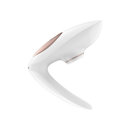 Pro 4 - Couples Air Pulse Stimulator en Vibratie - Wit/Roze Goud Weiß - 4