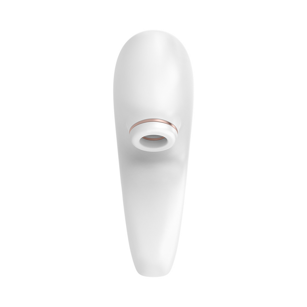 Pro 4 - Couples Air Pulse Stimulator en Vibratie - Wit/Roze Goud Weiß - 0