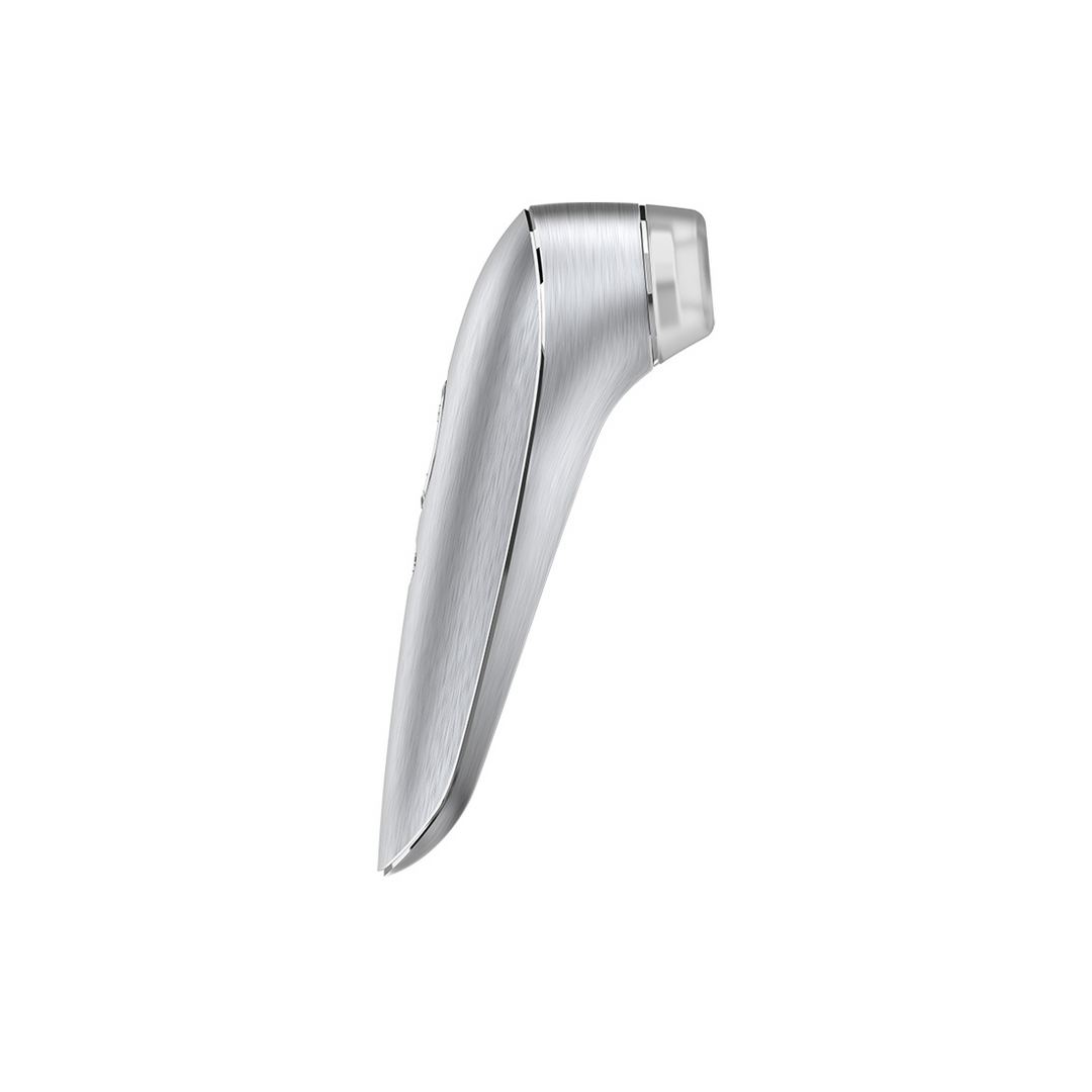 High Fashion - Luchtpulseren Stimulator en Vibratie - Zilver Silber - 3