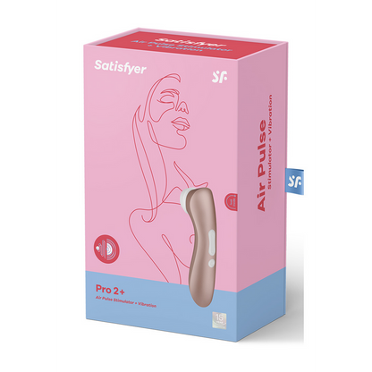 Pro 2Plus - Airpulse Stimulator en Vibration - Licht Goud Pink - 1