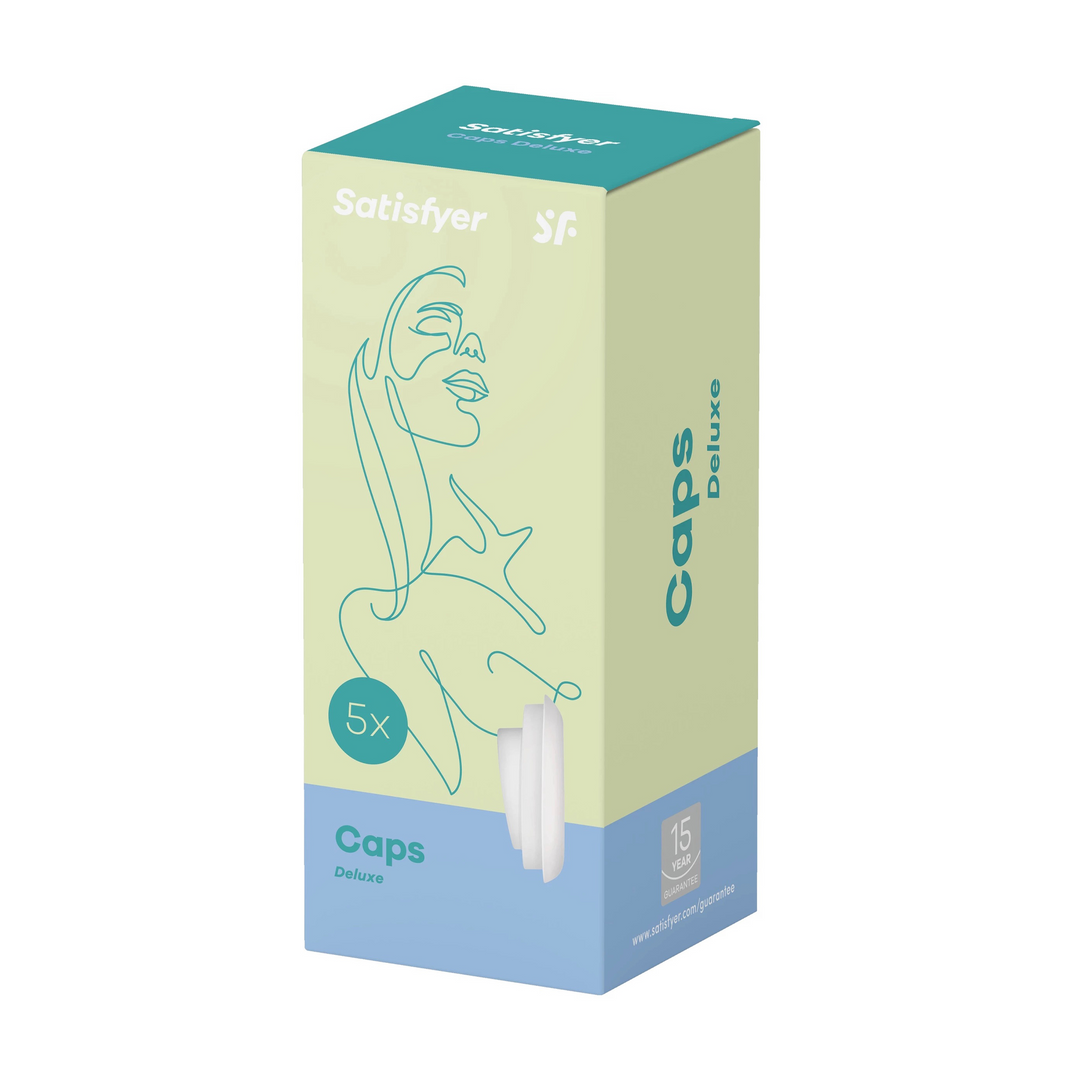 Deluxe - Climax Tips voor Air Pulse Stimulator - Wit Weiß - 1