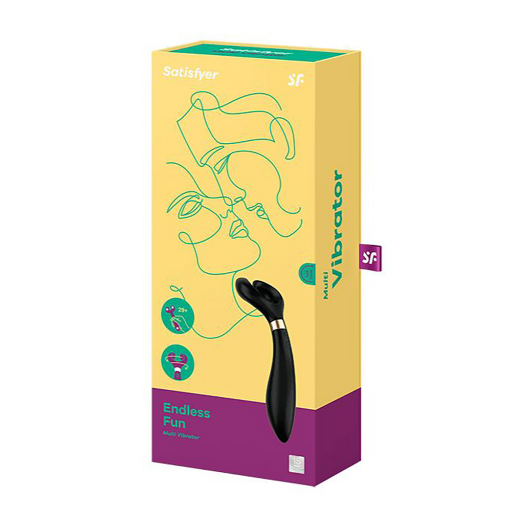 Eindeloos Plezier - Partner Vibrator - Zwart Schwarz - 3