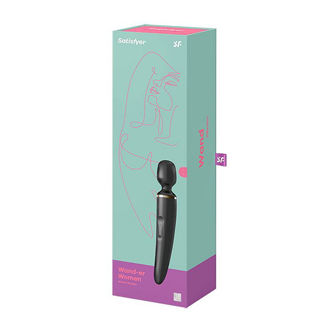 Wand-er Woman - Wand Vibrator - Zwart/Goud Schwarz - 1