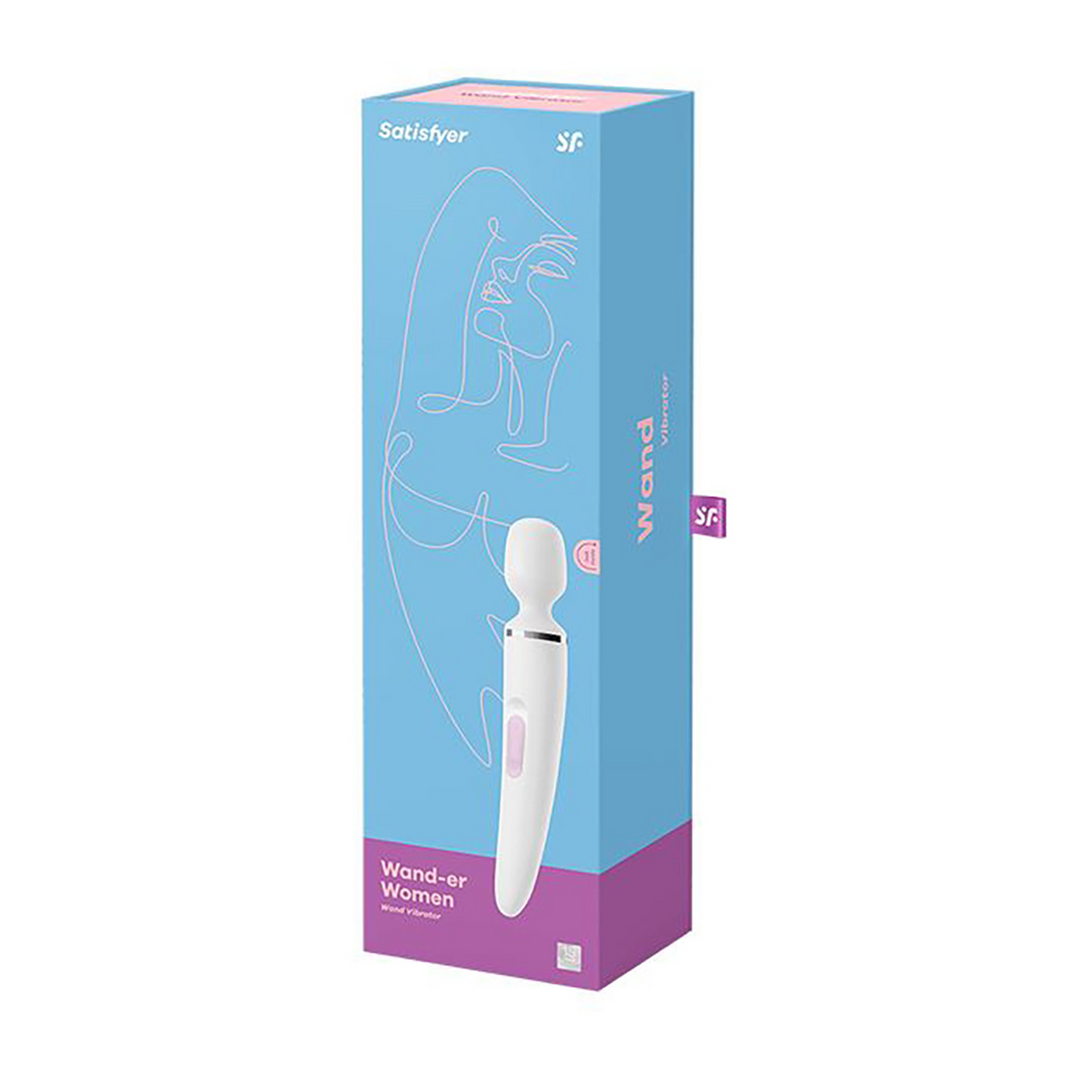Wand-er Woman - Wand Vibrator - Wit/Chroom Weiß - 2