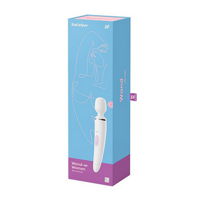Wand-er Woman - Wand Vibrator - Wit/Chroom Weiß - 2