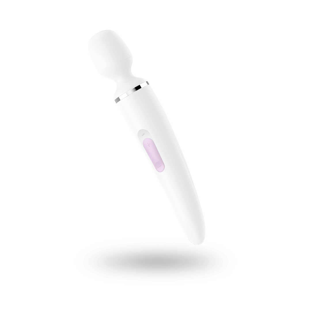 Wand-er Woman - Wand Vibrator - Wit/Chroom Weiß - 0