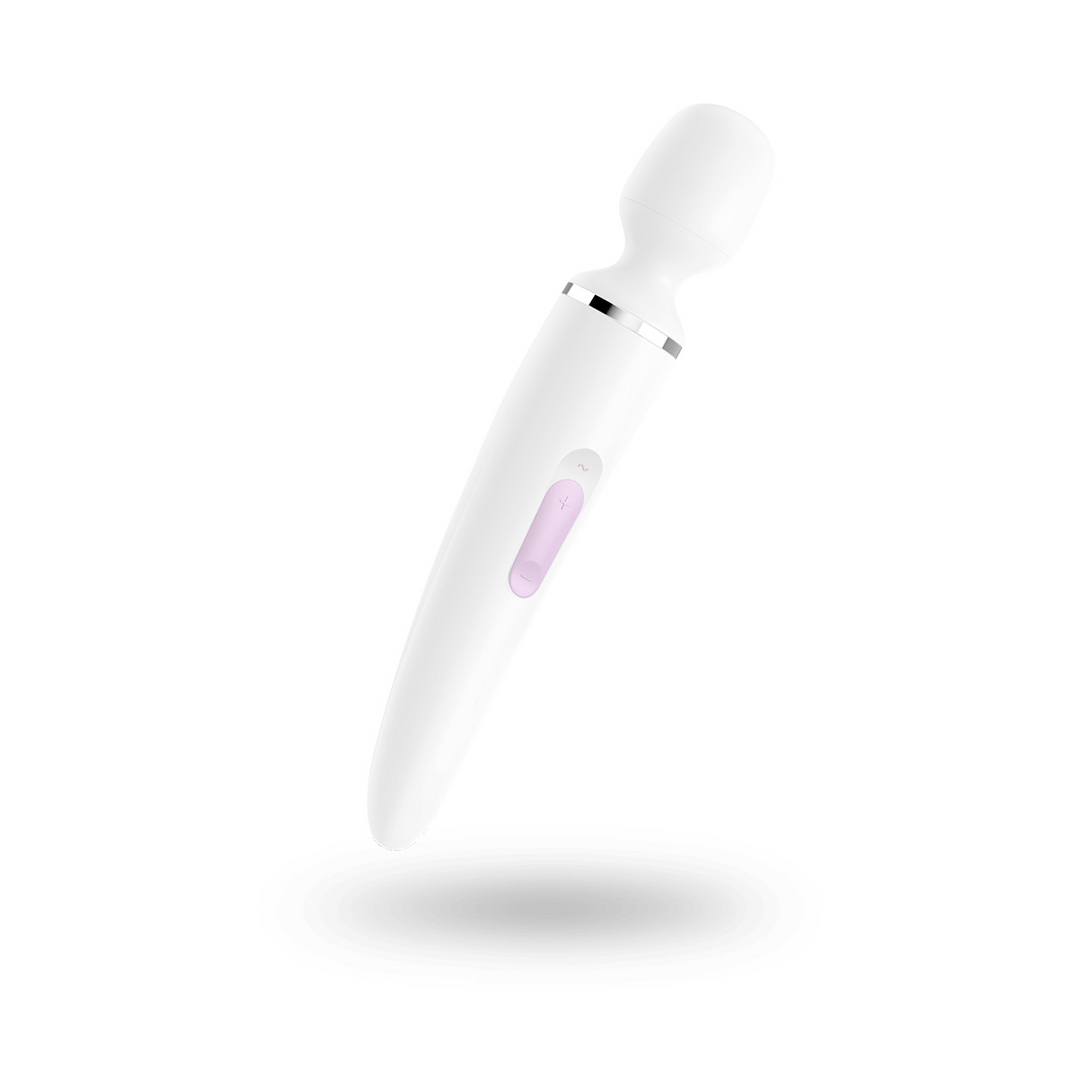 Wand-er Woman - Wand Vibrator - Wit/Chroom Weiß - 1