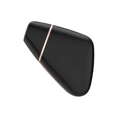 Love Triangle - Luchtpulserende Stimulator en Vibratie - Zwart Schwarz - 3