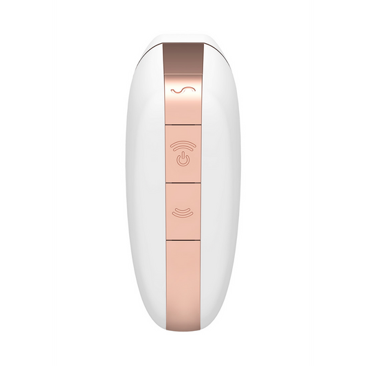 Love Triangle - Air Pulse Stimulator and Vibration - White