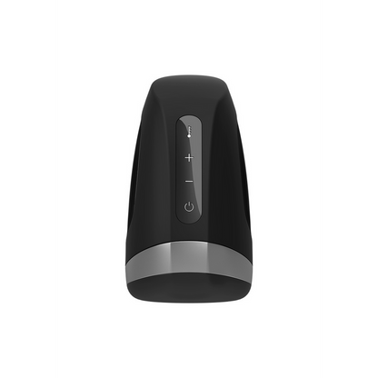 Mannen Heat Vibration - Verwarmende en Vibrerende Masturbator - Zwart Schwarz - 3