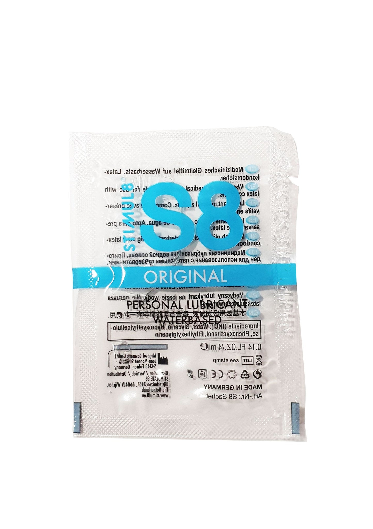 S8 Waterbased Original 4ml Sachet 540 4 - 0